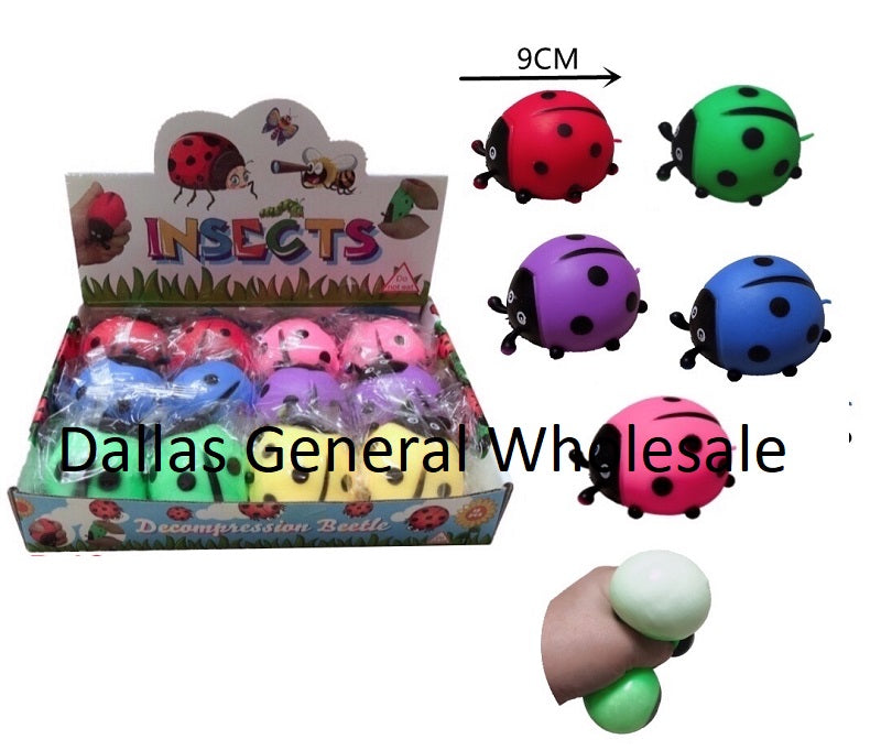 Bulk Buy Novelty Squishy Ladybug Balls Wholesale