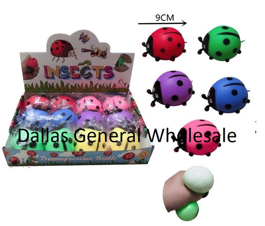 Bulk Buy Novelty Squishy Ladybug Balls Wholesale