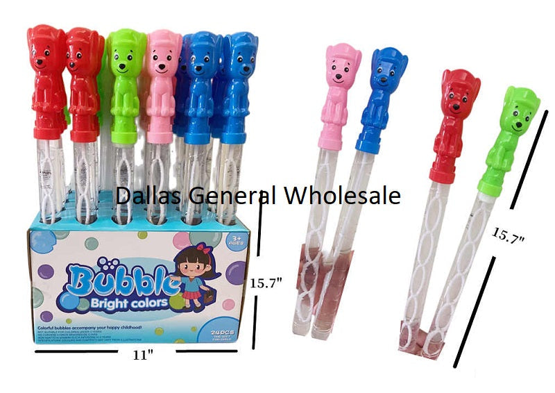 Bulk Buy Puppy Dog Bubble Blower Wands Wholesale