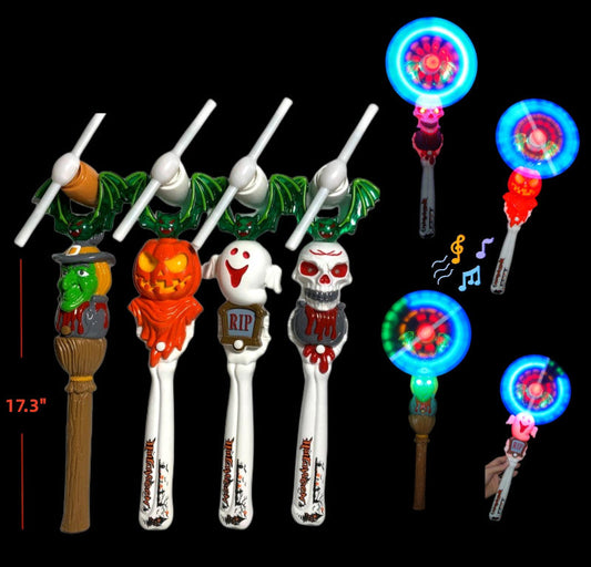 Bulk Buy Carnival Toy Halloween Windmill Wands Wholesale