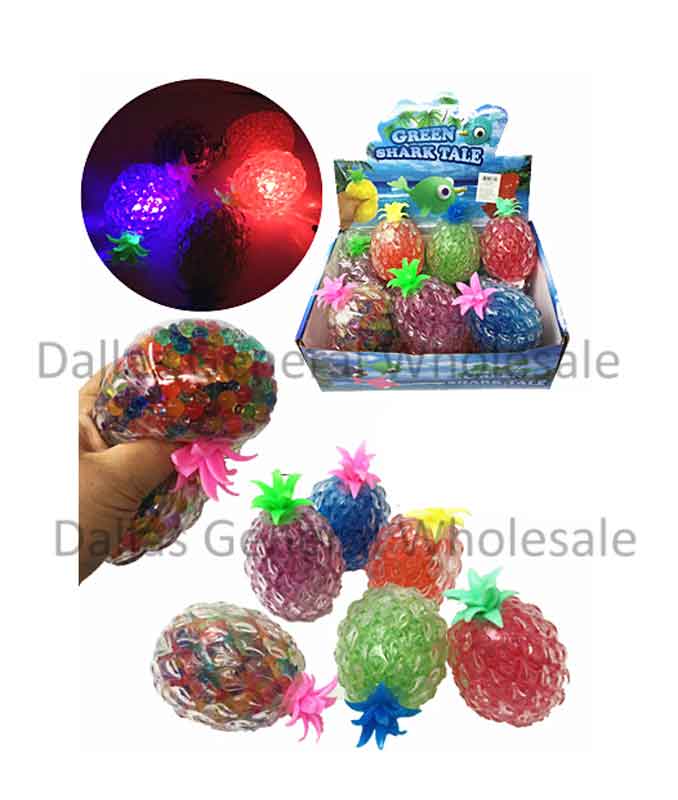 Bulk Buy Light Up Pineapple Squishy Ball Toys Wholesale