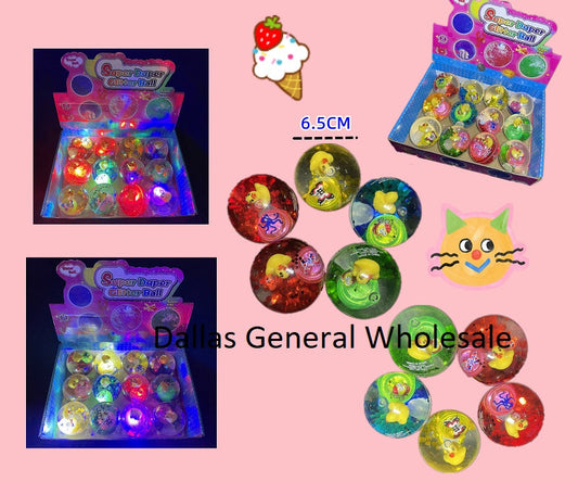 Ducks Light Up Bounce Water Balls Wholesale Dozen