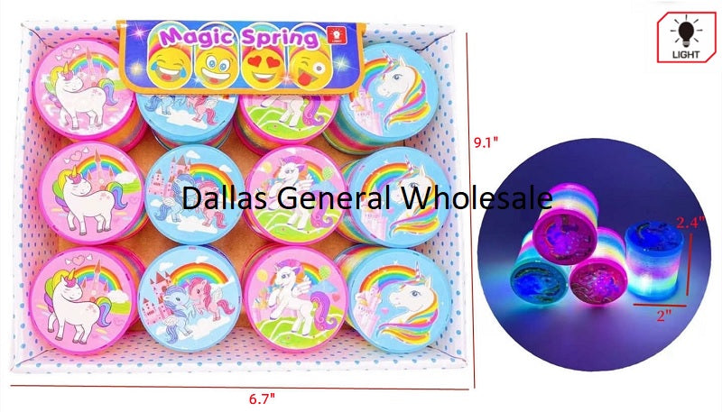 New Unicorn Slinky Springs Fidget Toy For Kids in Bulk