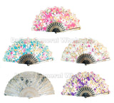 Bulk Folding Hand Fans For Girls & Women's - Assorted