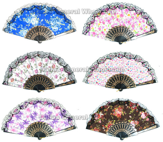 Lace Hand Held Folding Fans Wholesale