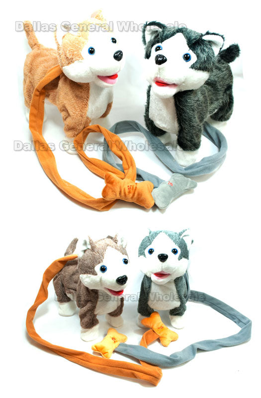 Bulk Buy Big Toy B/O Husky Dogs Wholesale