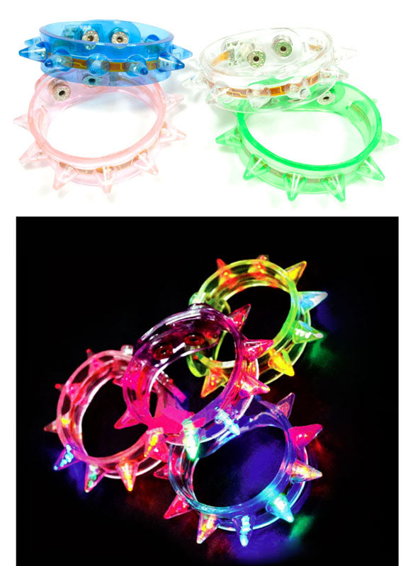 Kids Novelty Glowing Spike Bracelets Wholesale