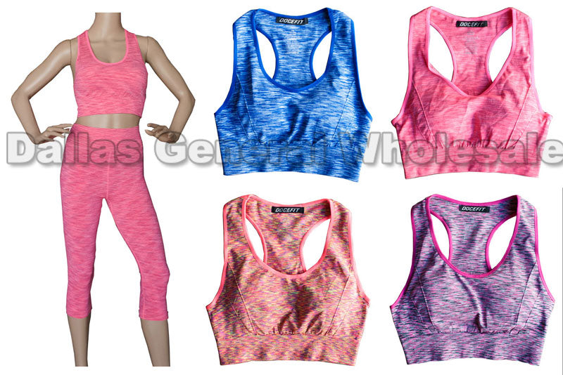 Race Back Active Bra Tops Wholesale