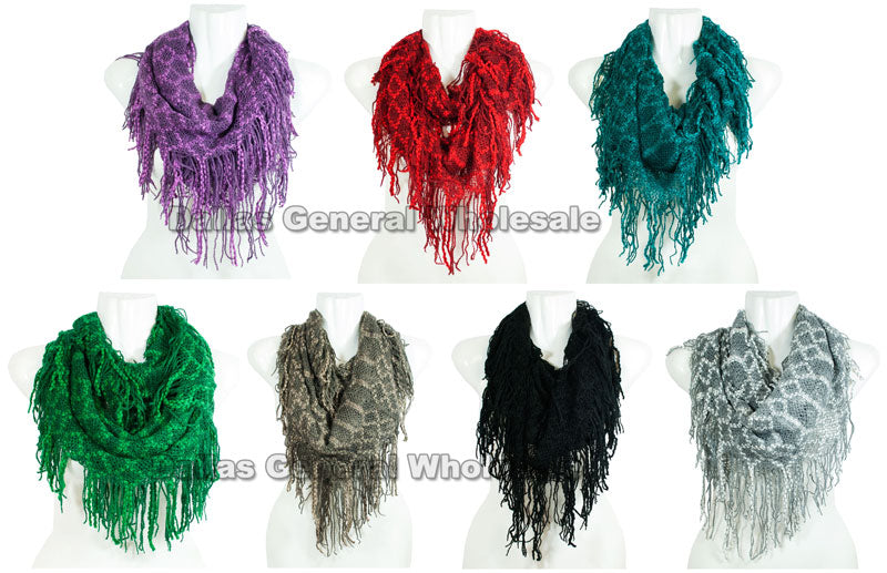 Bulk Buy Women's Cute Infinity Circle Scarf Wholesale