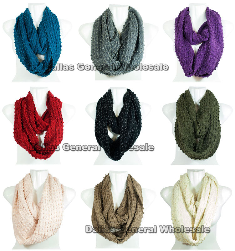 Bulk Buy Women's Cute Winter Infinity Circle Scarf Wholesale