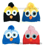 Bulk Buy Childrens Owl Knitted Beanies Wholesale