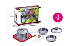 Bulk Buy Toy Stainless Steel Pots Play Set Wholesale