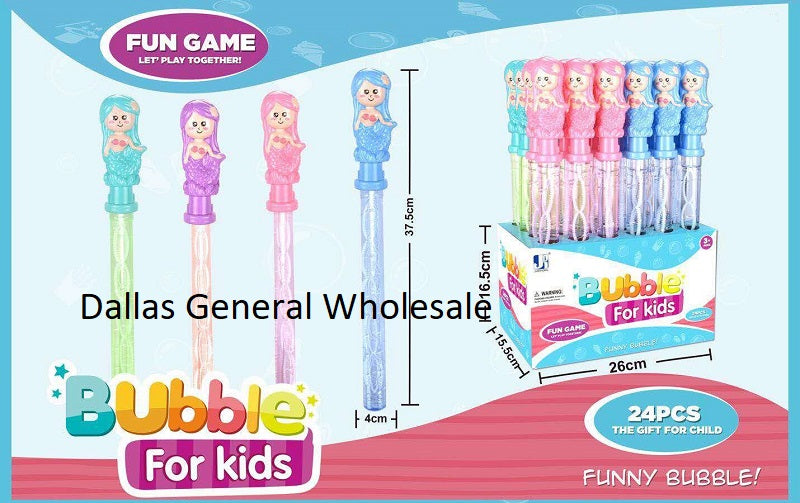 Bulk Buy Mermaid Bubble Blower Wands Wholesale