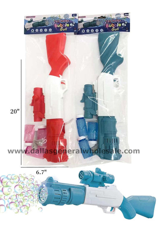 Bulk Buy Toy 10 Hole Bubble Blaster Guns Wholesale