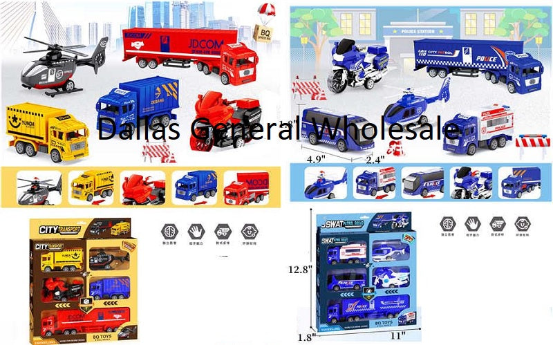 Bulk Buy Toy Assorted Inertia Car Models Set Wholesale