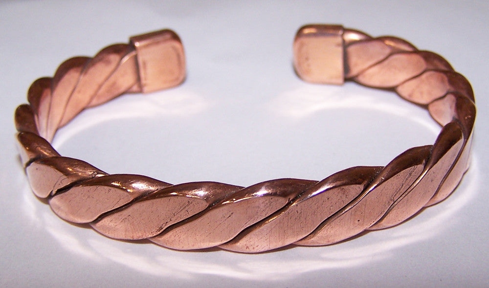 Buy HEAVY PURE COPPER 50 gram ZIG ZAG CUFF BRACELET Bulk Price