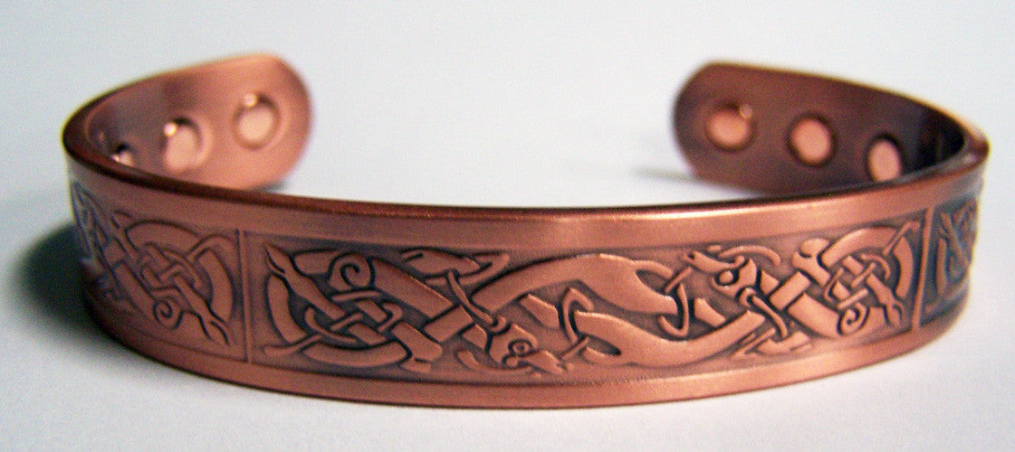 Buy CELTIC SNAKE PURE COPPER SIX MAGNET CUFF BRACELET Bulk Price