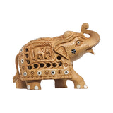 Wood Elephant Sculpture