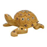 Wooden Handmade Painted Tortoise