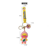 Fruit Duck Keychain Toy