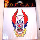 Wholesale CRAZY CLOWN DECALS (Sold by the dozen) CLOSEOUT NOW ONLY 25 CENTS EA