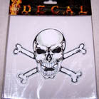 Wholesale SKULL X BONE DECALS (Sold by the piece)