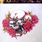 Buy SKULL WITH ROSES DECALSBulk Price