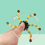 Deformable Chain Fingertip Spinner Toy