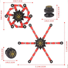 Deformable Chain Fingertip Spinner Toy