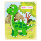 Dinosaur Wooden Puzzles for Toddlers & Kids