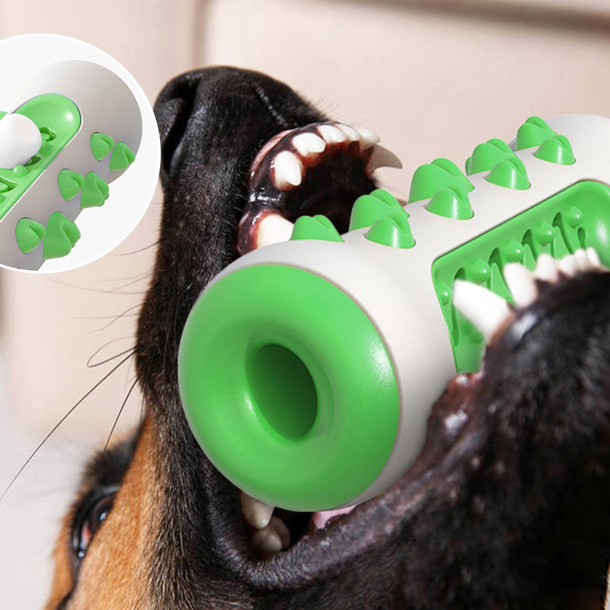 Cylinder Teeth Clean Dog Chew Toy