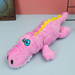 Crocodile Shape Plush Dog Chewing Toy