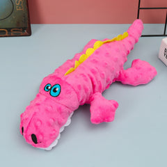 Crocodile Shape Plush Dog Chewing Toy