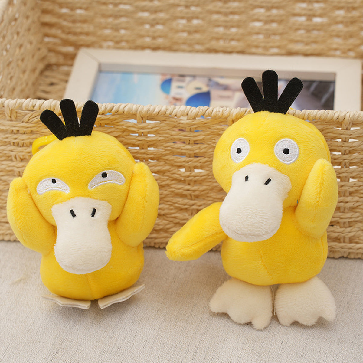 Yellow Beak Duck Soft Stuffed Plush Keychains