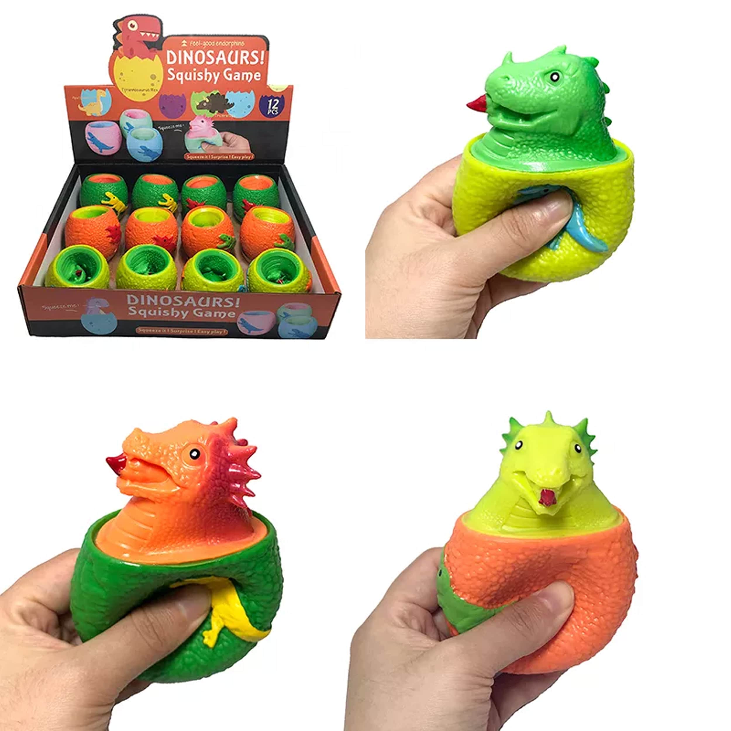 Dinosaur Egg Cup Squishy Toy