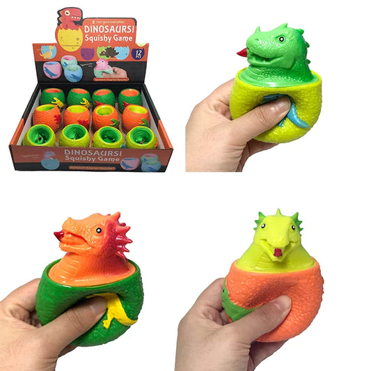 Dinosaur Egg Cup Squishy Toy