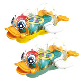 Transparent Electric Rotating Gear Duck