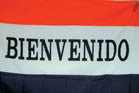 Wholesale BIENVENIDOS ( SPANISH WELCOME)  3' X 5' FLAG (Sold by the piece) ** CLOSEOUT NOW $ 2.50 EA