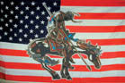 Wholesale AMERICAN END OF THE TRAIL W HORSE  3' X 5' FLAG (Sold by the piece) * - CLOSEOUT NOW ONLY 2.95 EA