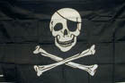 Wholesale SKULL CROSS BONE 3' X 5' FLAG (Sold by the piece) pirate