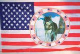 Wholesale USA SINGLE WOLF CIRCLE 3' X 5' FLAG (Sold by the piece)