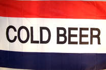 Wholesale COLD BEER 3' X 5' FLAG (Sold by the piece)