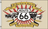 Buy CLASSIC CARS ROUTE 66 3' X 5' FLAGBulk Price