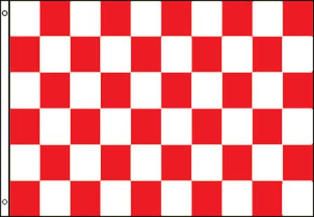 Buy RED WHITE CHECKERED FLAGBulk Price