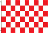 Wholesale RED WHITE CHECKERED FLAG (Sold by the piece)