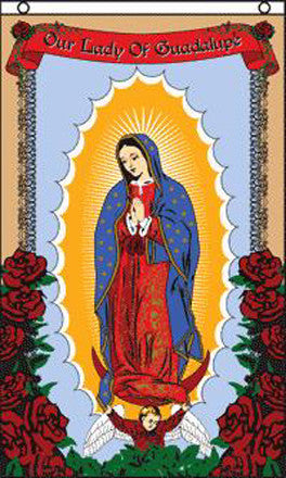 Buy GUADALUPE ROSES 3 x 5 RELIGIOUS FLAGBulk Price