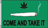 Wholesale COME TAKE IT POT / MARIJUANA   3 X 5 FLAG