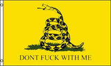 Wholesale DONT F WITH ME YELLOW  FLAG 3 X 5  (Sold by the piece)