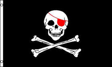 Buy SKULL X BONES RED EYE PATCHFLAG 3 X 5 Bulk Price