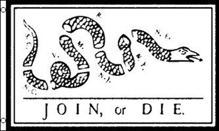 Buy JOIN OR DIE TREAD ON MEFLAG 3 X 5 Bulk Price